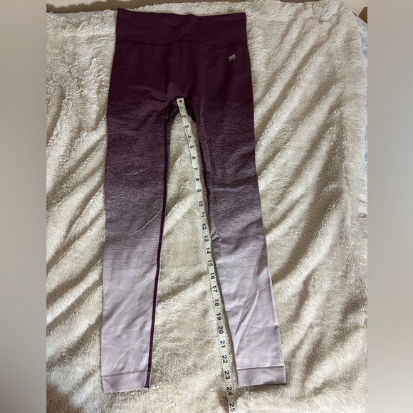 Ombre leggings plum to baby pink size XS - Picture 3 of 3